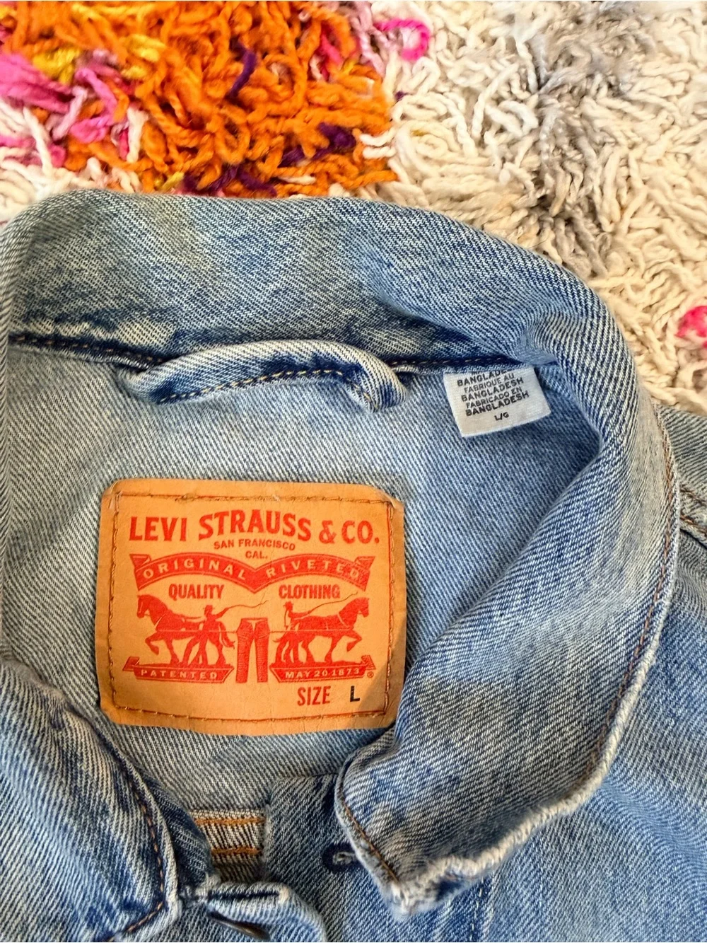 Levi's Premium Trucker Light Wash Men’s Denim Jacket